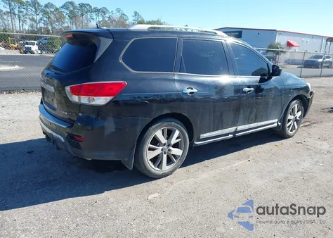 2016 Nissan Pathfinder Platinum из США, поврежденный, VIN 5N1AR2MNXGC642502